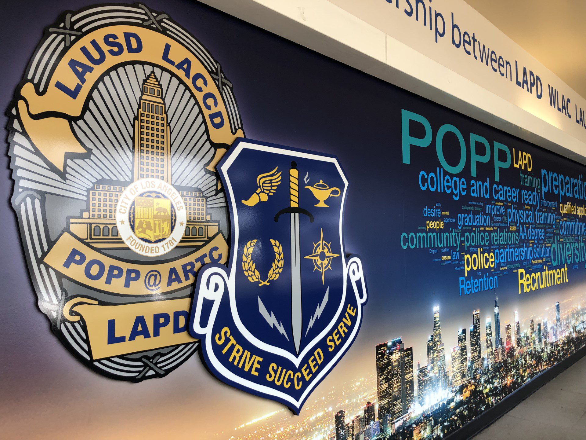 POPP Backdrop inside the Office
